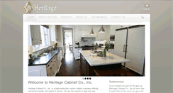 Desktop Screenshot of heritagecabinet.com